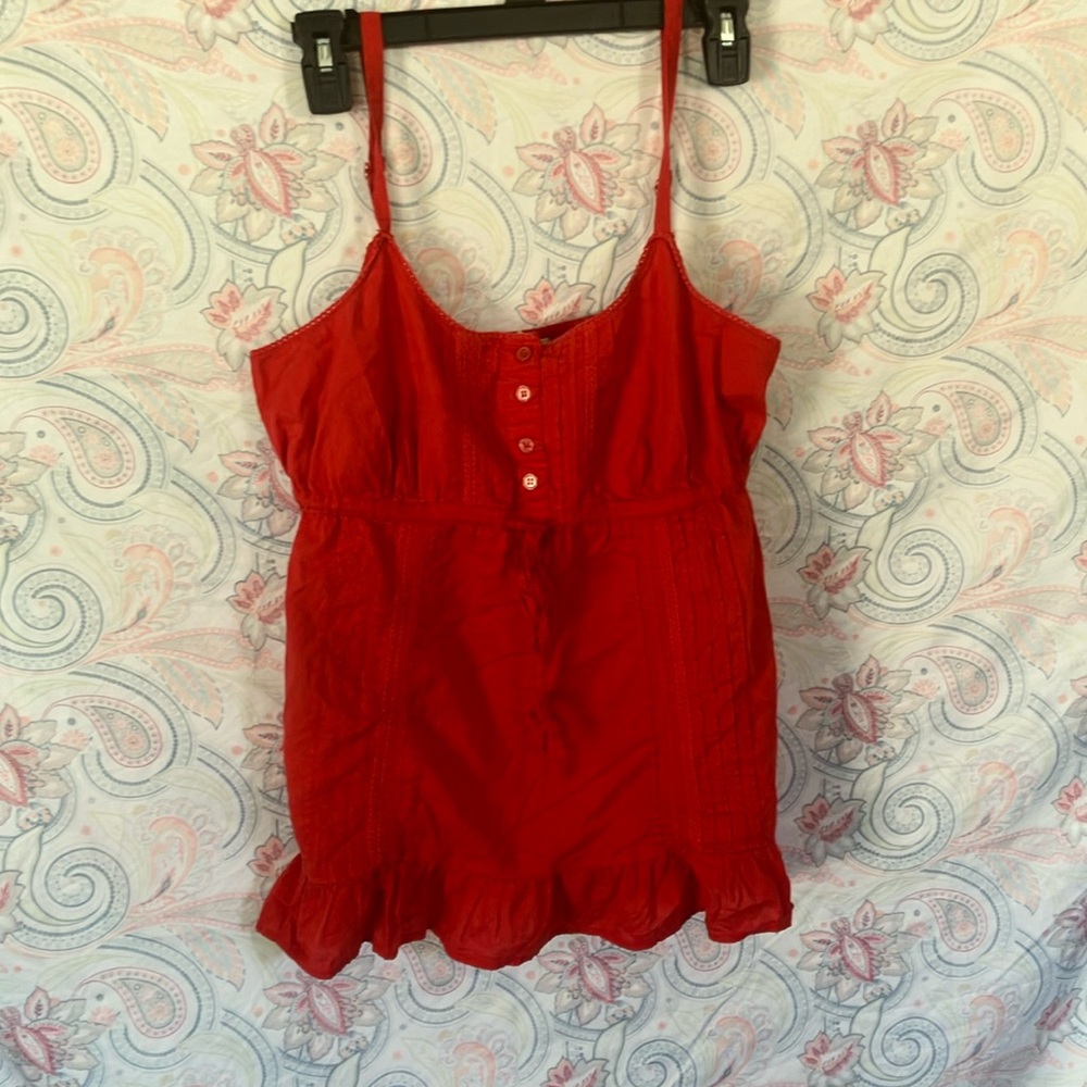 Spaghetti strap blouse shirt